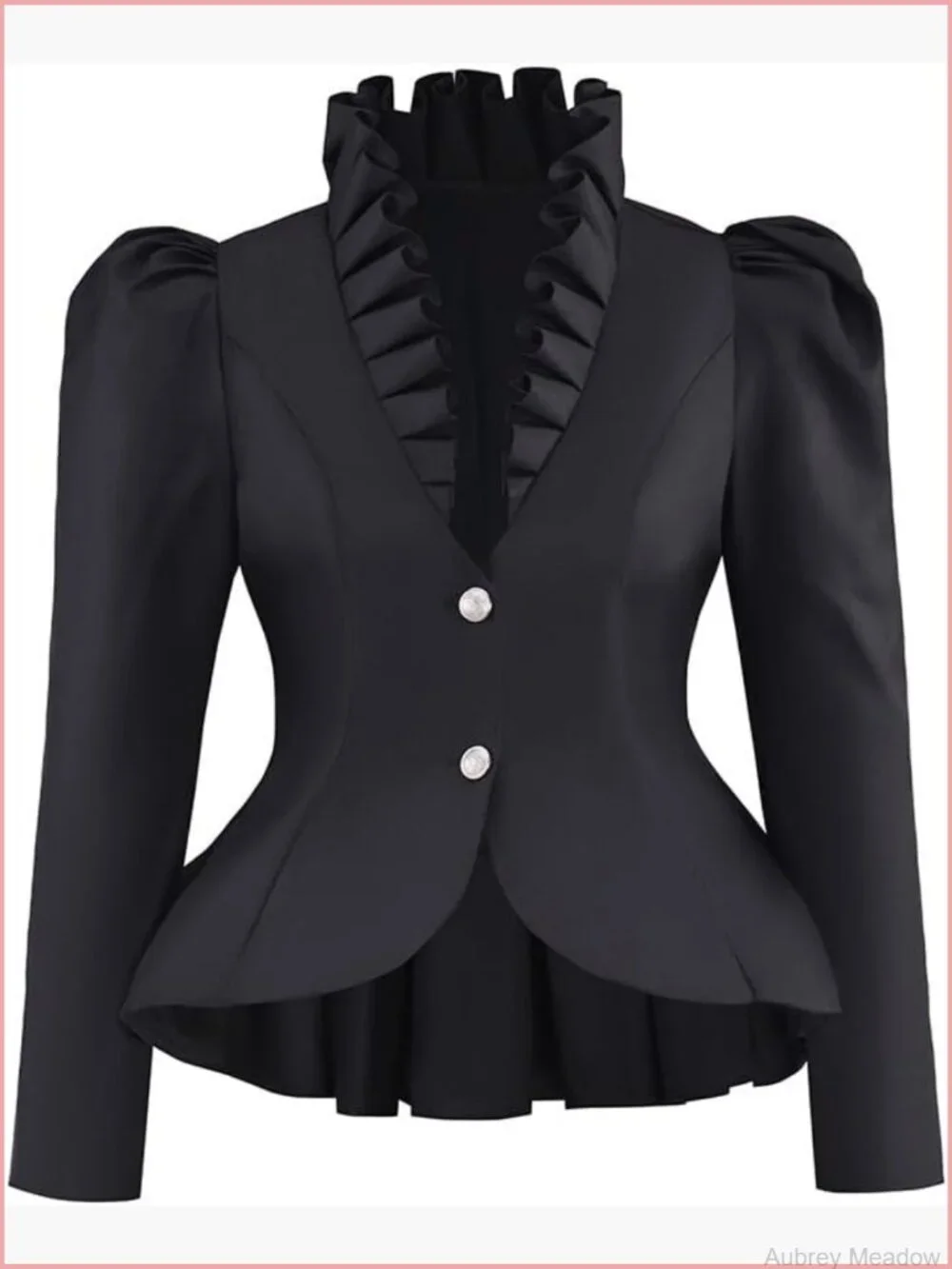 Women's Edwardian Blazer Jacket Steampunk Riding Habit Vintage Victorian Coat